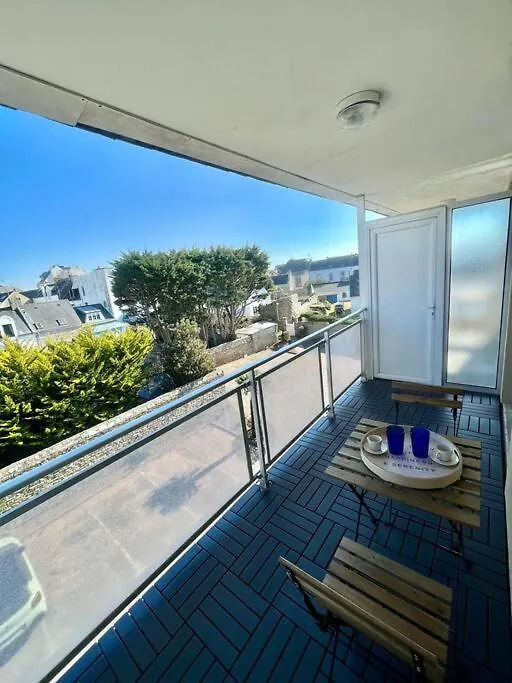 Plage, Piscine, Terrasse & Centre-Ville A Quiberon Apartament